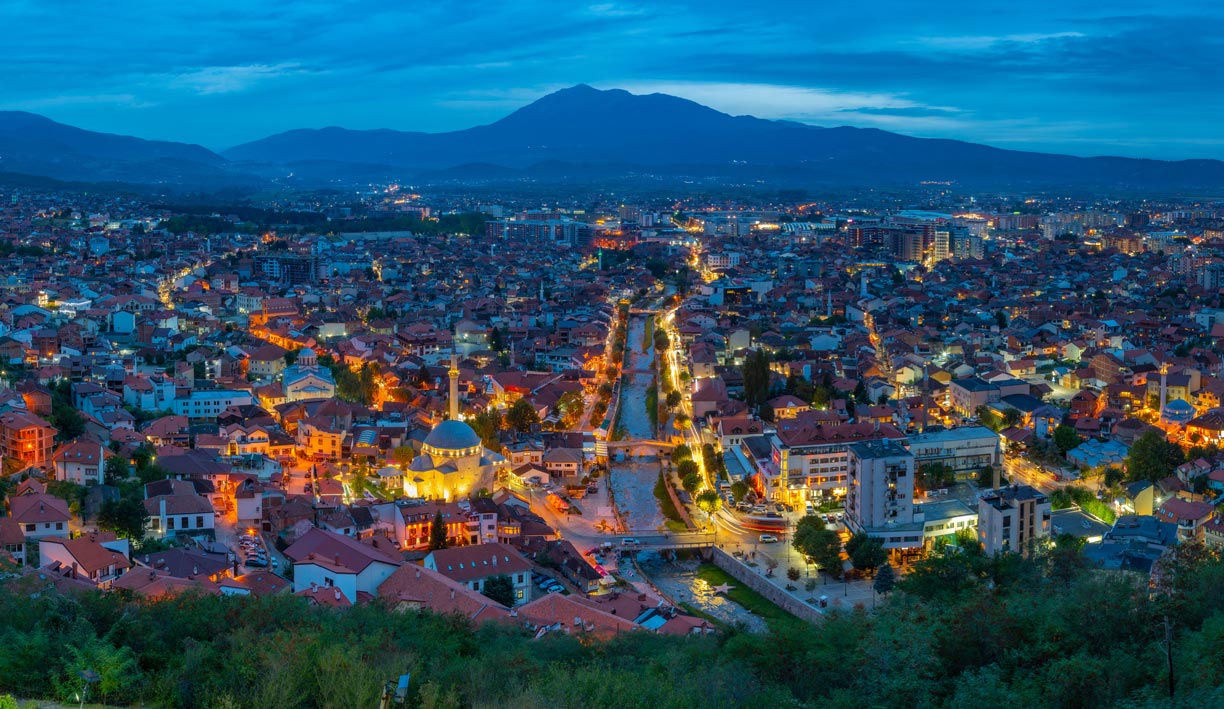 Prizren, Kosovo's second largest city on the bank of Prizren River