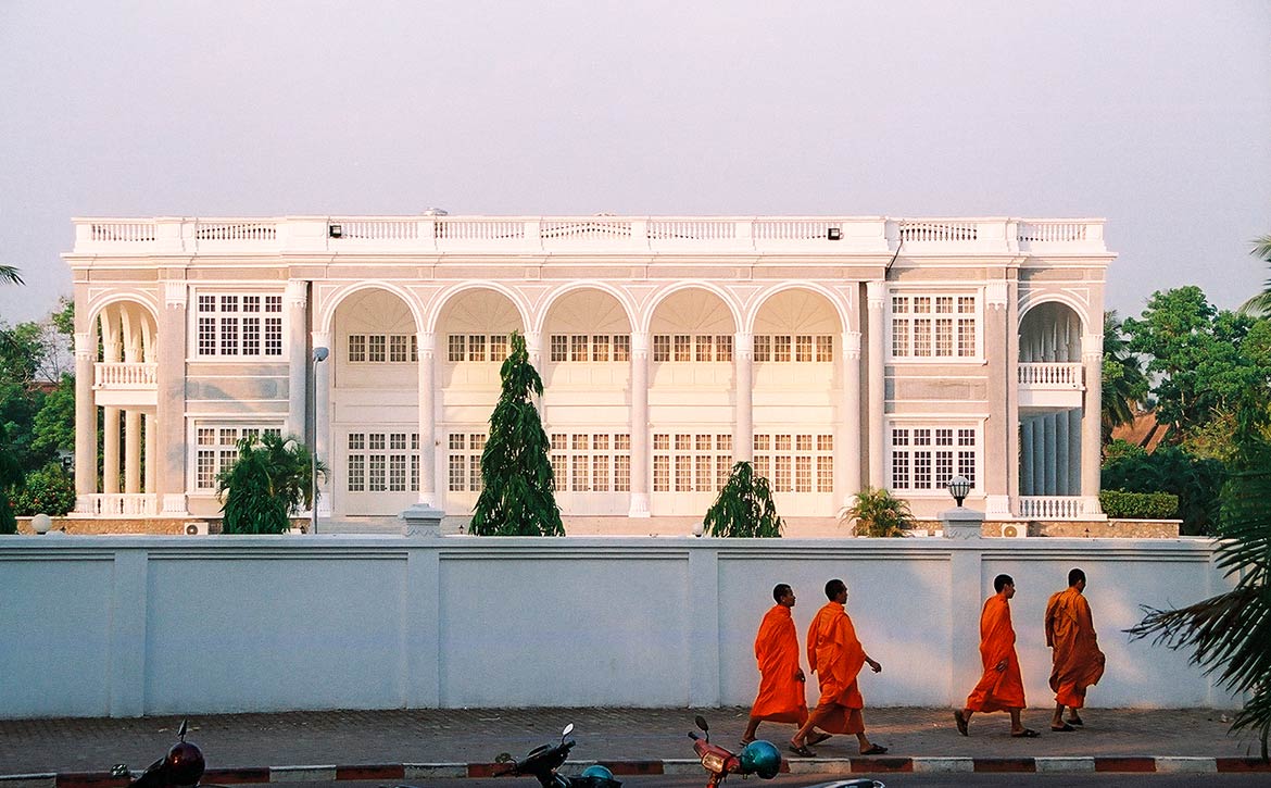 Presidential Palace in Vientiane. 