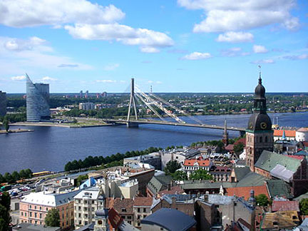 Google Map Of Riga Nations Online Project