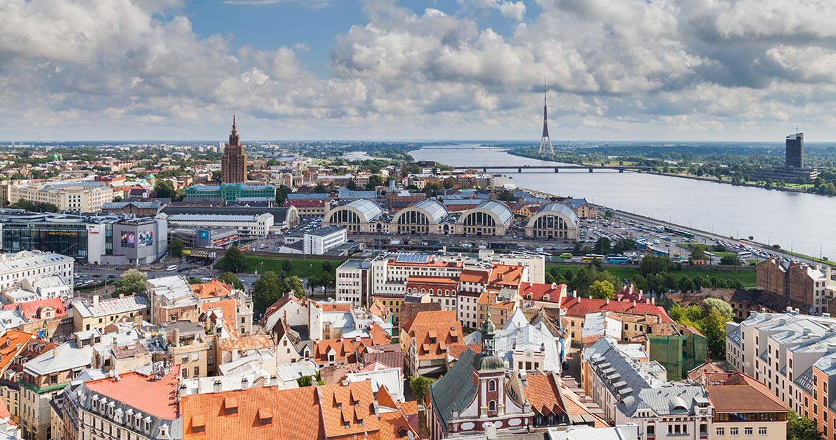 View of Riga from Saint Peter's church