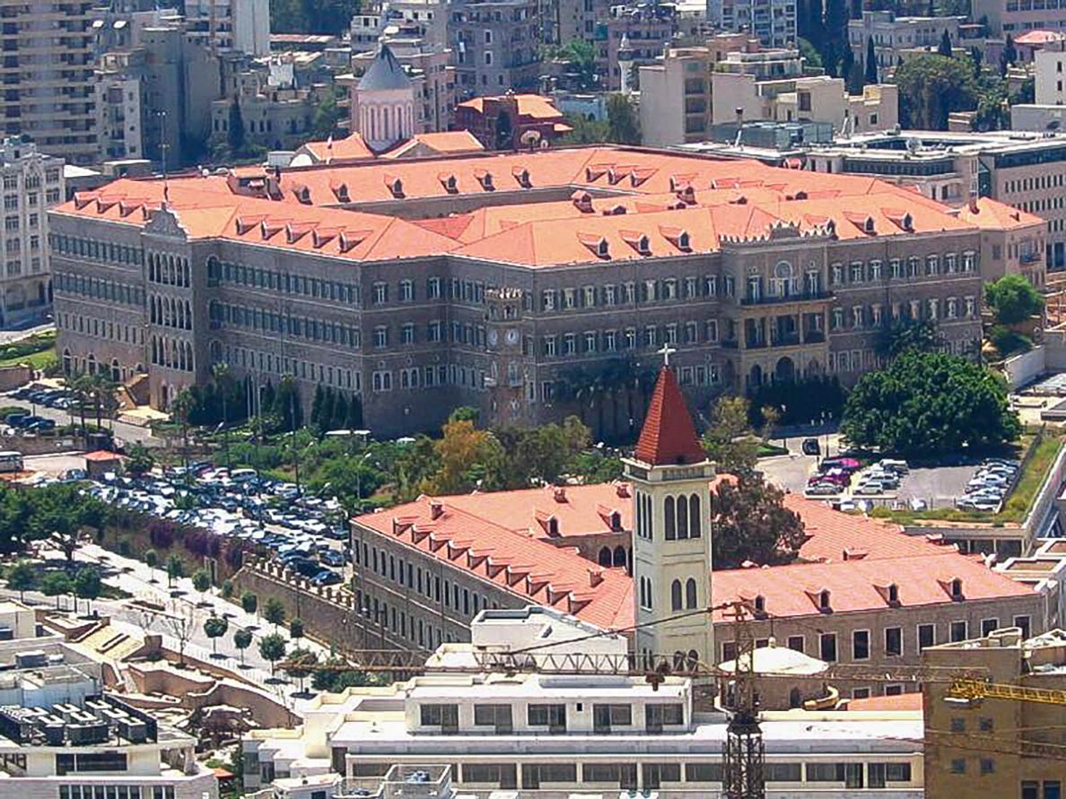 The Grand Serail in Beirut is the headquarters of the Prime Minister of Lebanon.