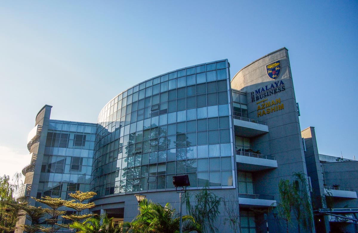 Building of the Faculty of Business and Administration of the University of Malaya, Kuala Lumpur, Malaysia