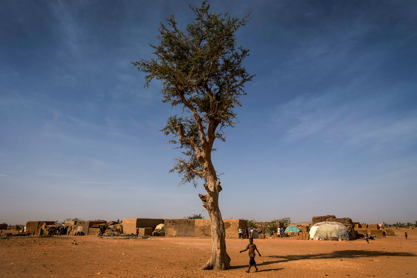 Displaced Persons (IDPs) village in Mopti,Mali
