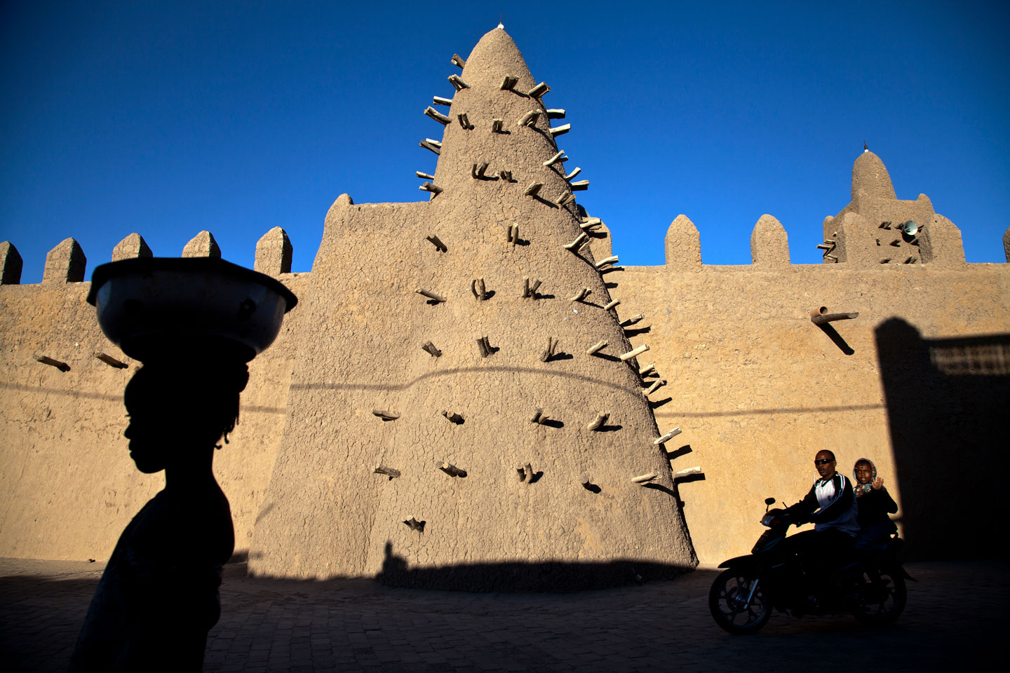 The Djingareyber Mosque in Timbuktu.