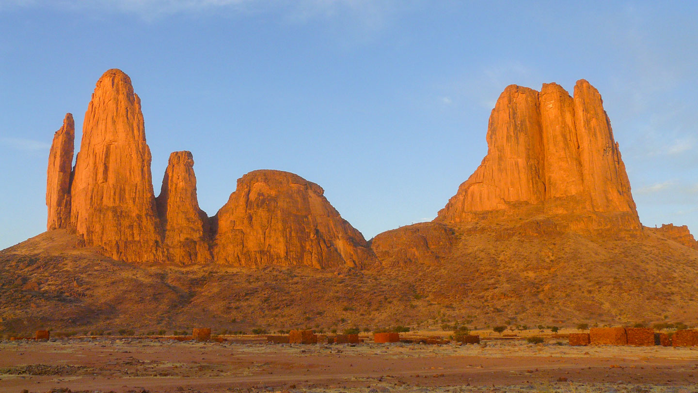 Hand of Fatima, a rock formation in Mali