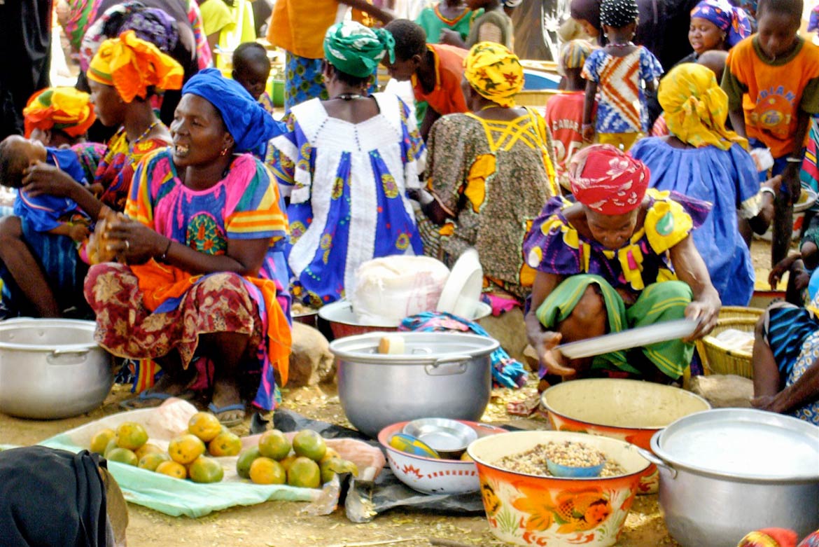 Market at Kani-Kombolé, Mopti, Mali