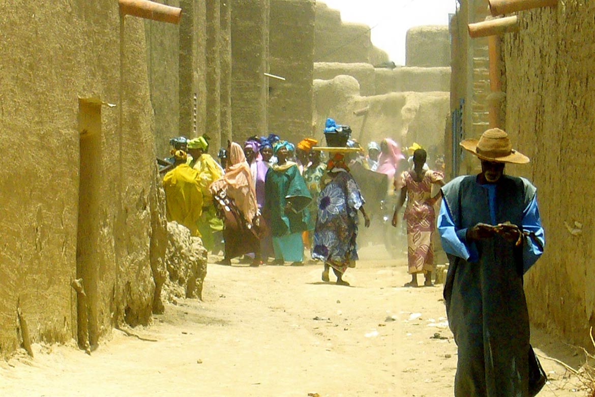 Streets of Djenné, Mali