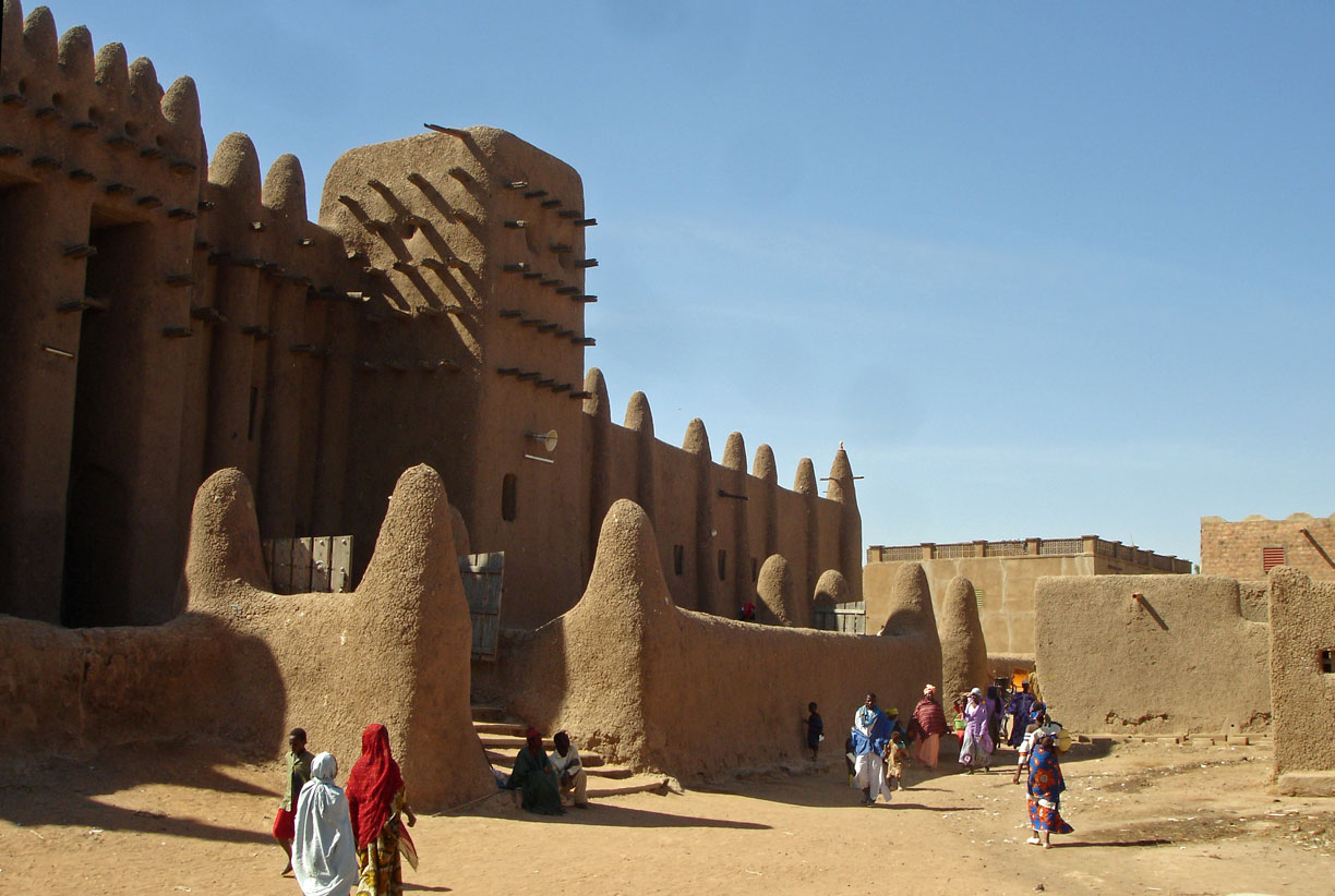 The Great Mosque of Djenne in Mali.