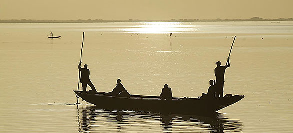 Niger river in Mali