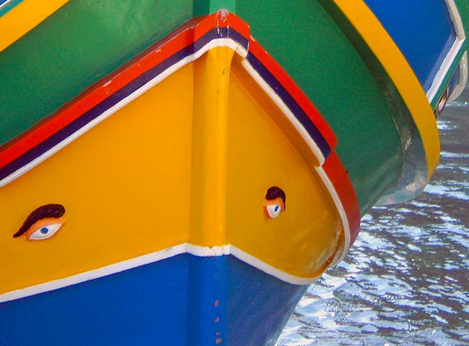 Traditional fishing boat from Malta