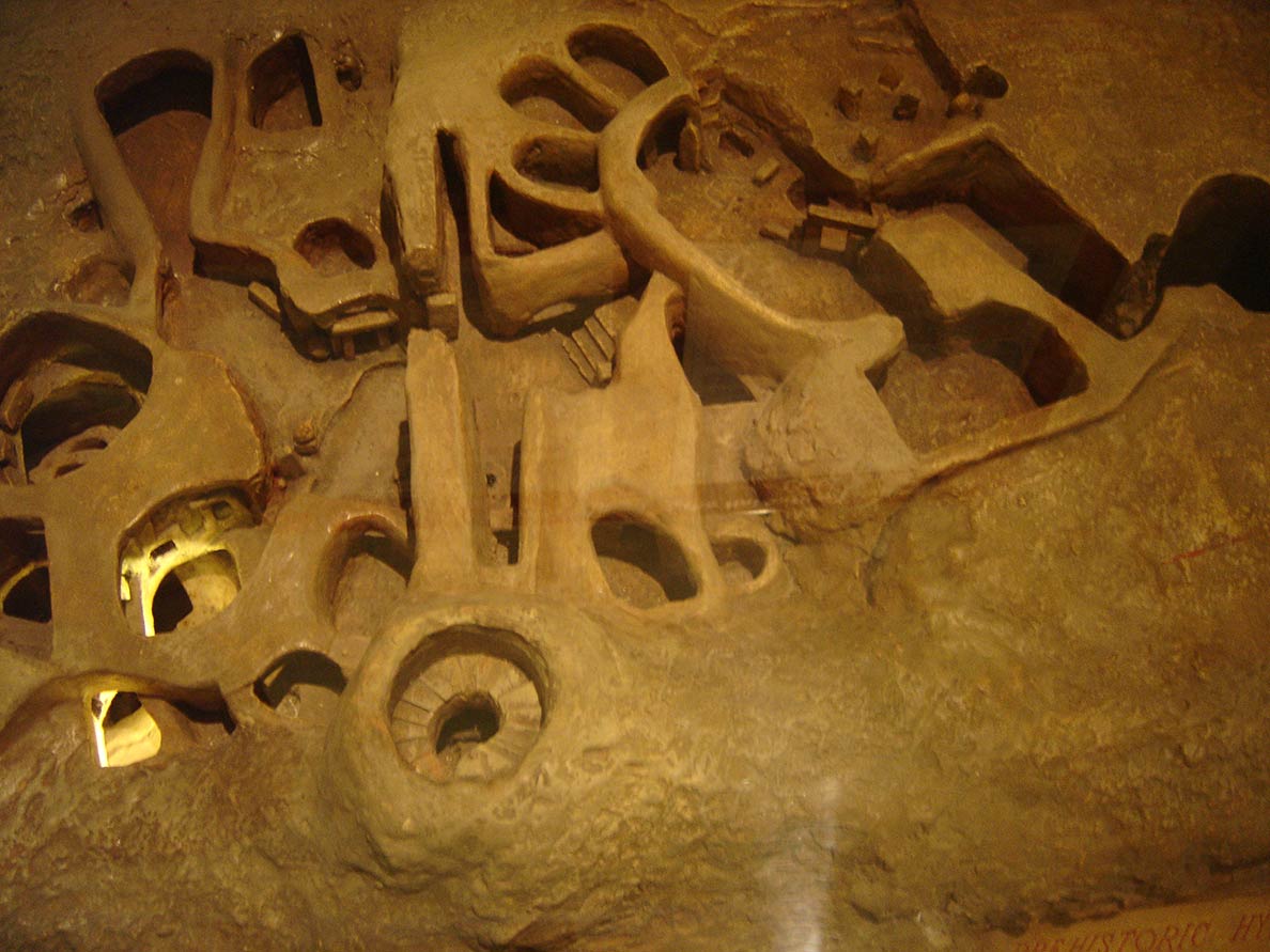 Model of the Hal Saflieni Hypogeum, Malta