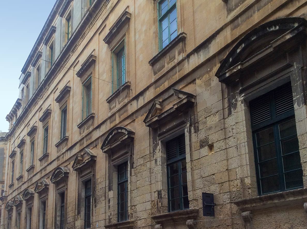 Old University Building in Valletta, Malta