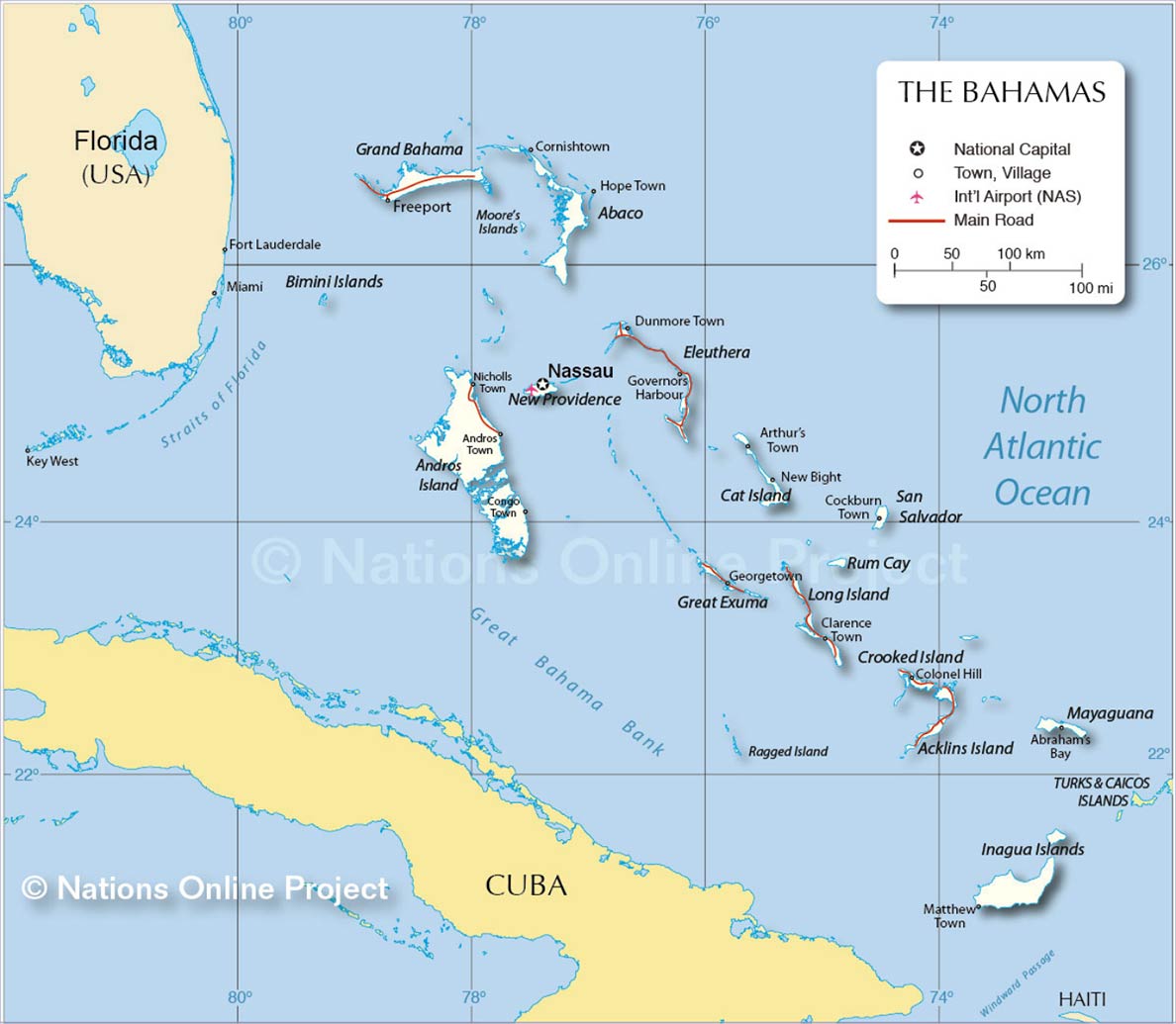 Bahamas Map