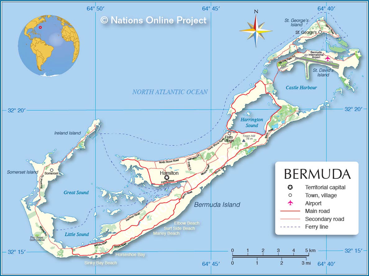 How Far Is Bermuda From North Carolina And how far is bermuda from