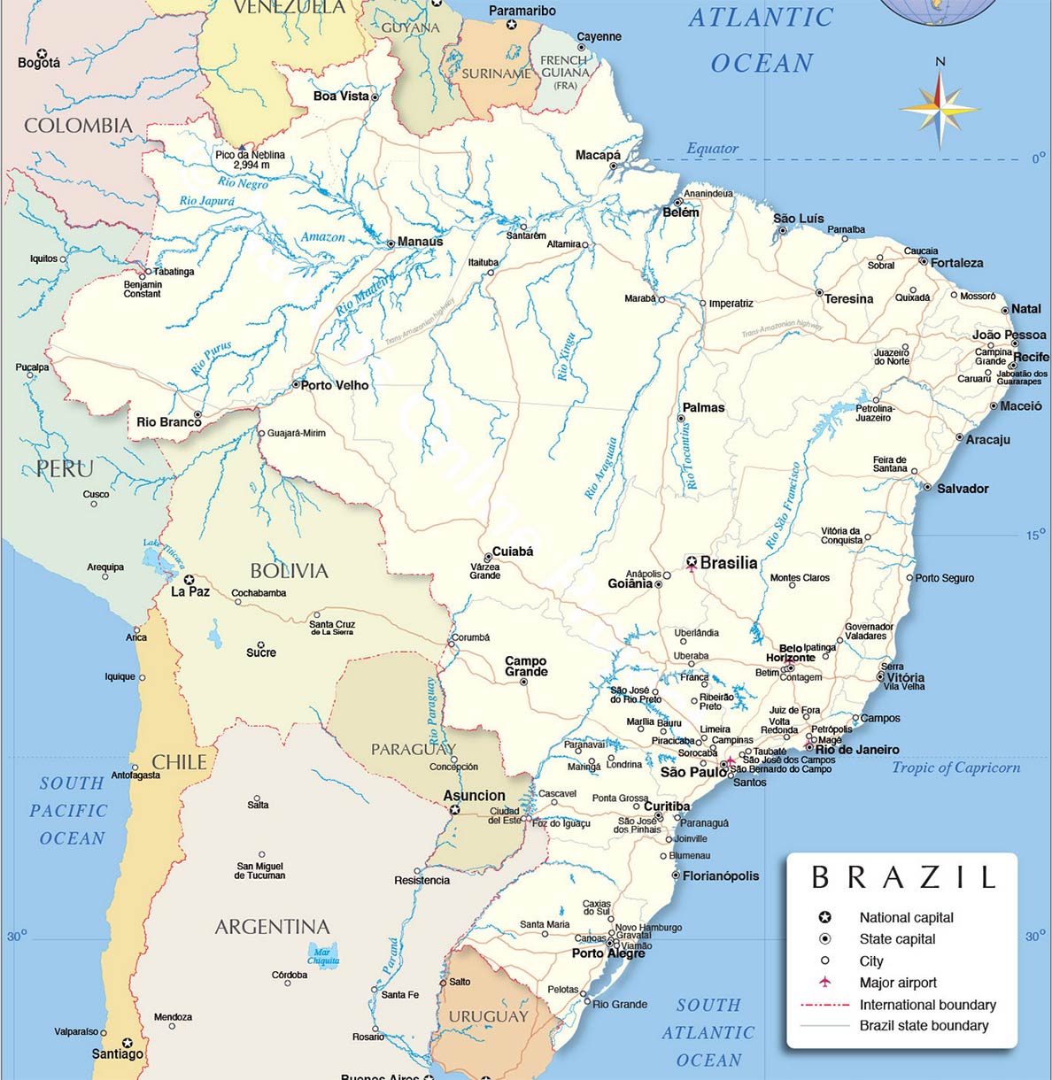 Brazil Country Profile South America Nations Online Project