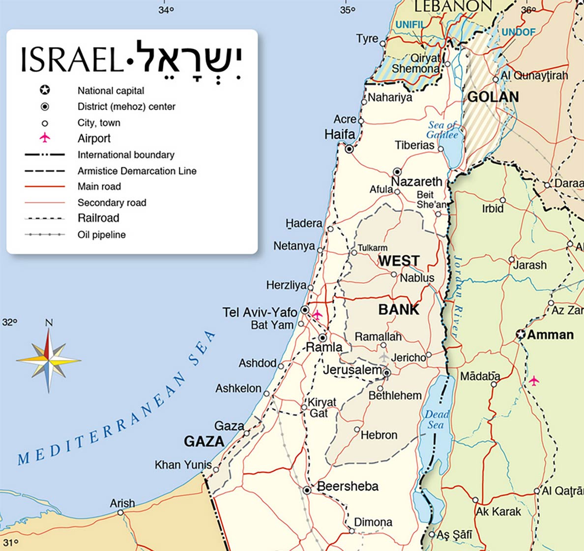 Israel Map