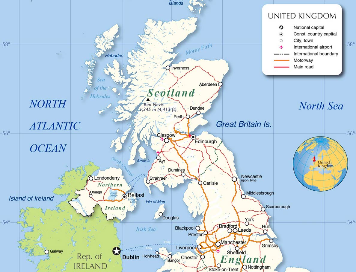 United Kingdom Map