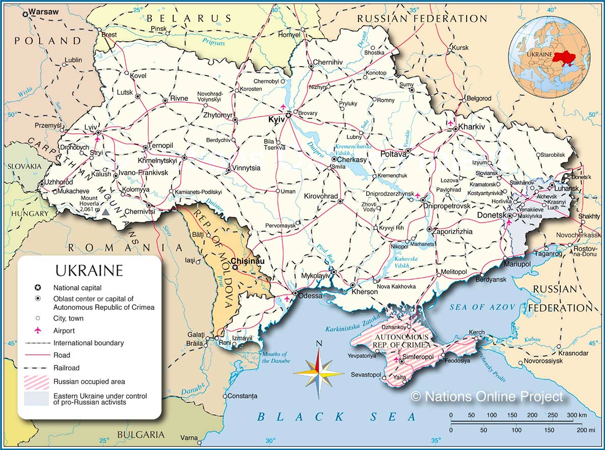 Ukraine Country Profile Nations Online Project