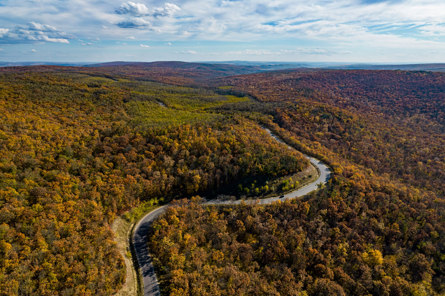 Moldova landscape in autumn