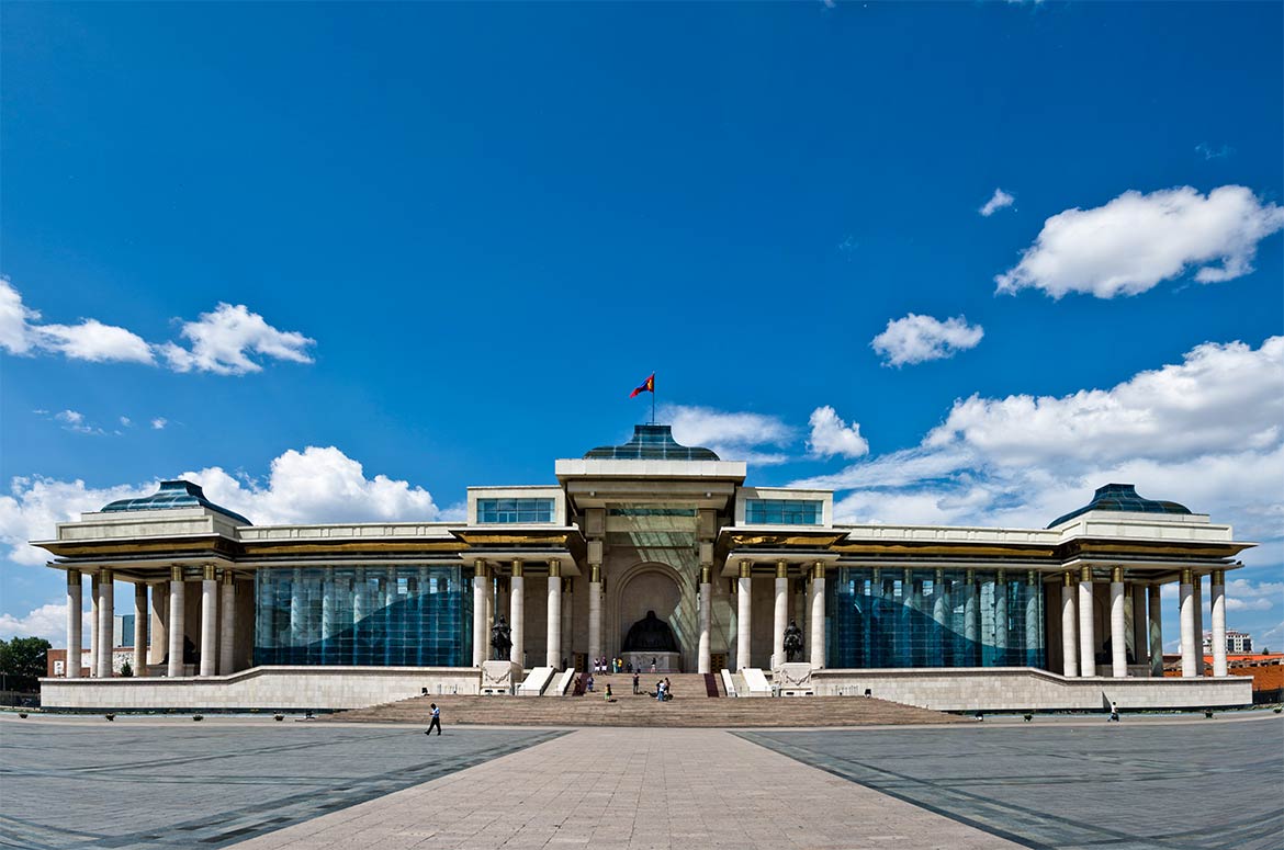 Government Palace in Ulaanbaatar