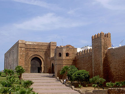 Kasbah of the Udayas in Rabat. Morocco