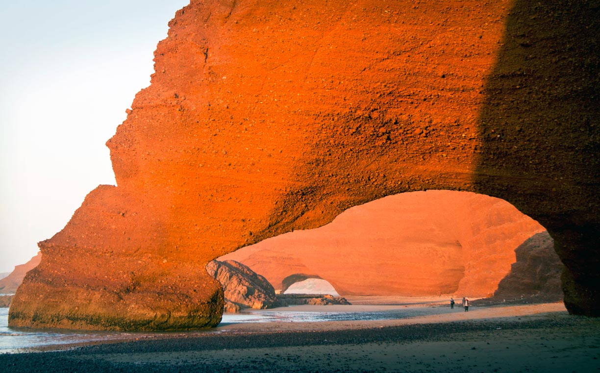 Stone arches at Legizira Beach