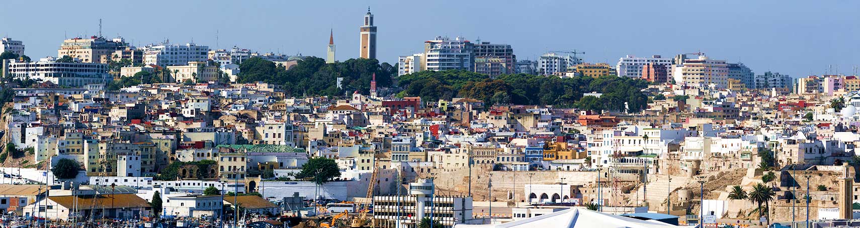 Panorama of Tangier, Morocco