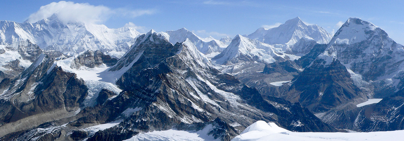 Himalaya panorama from Mera Peak (Nepal)