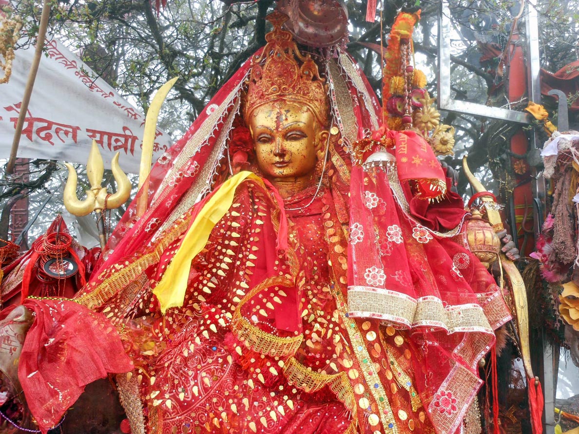 Pathibhara Devi Temple in Taplejung, Nepal