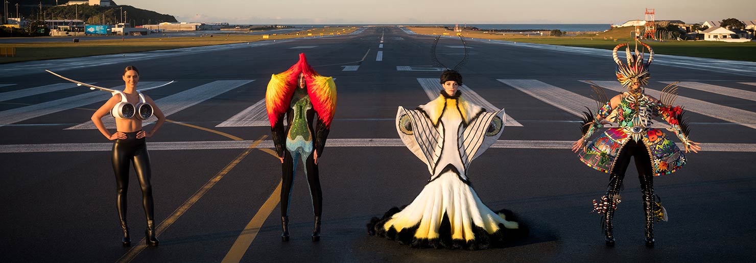 Wellington airport costumes