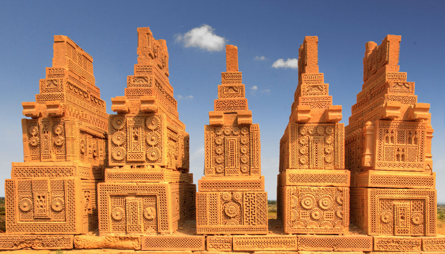 Chaukhandi Tombs of an early Islamic cemetery near Karachi