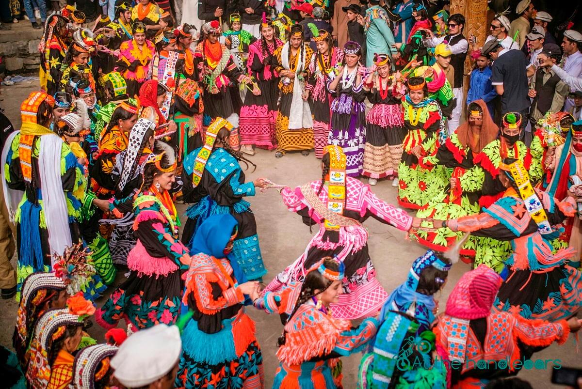 Kalash people festival in the Chitral district of northern Pakistan