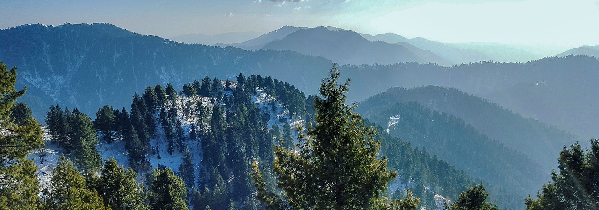 Miranjani mountain in Abbottabad District, Pakistan