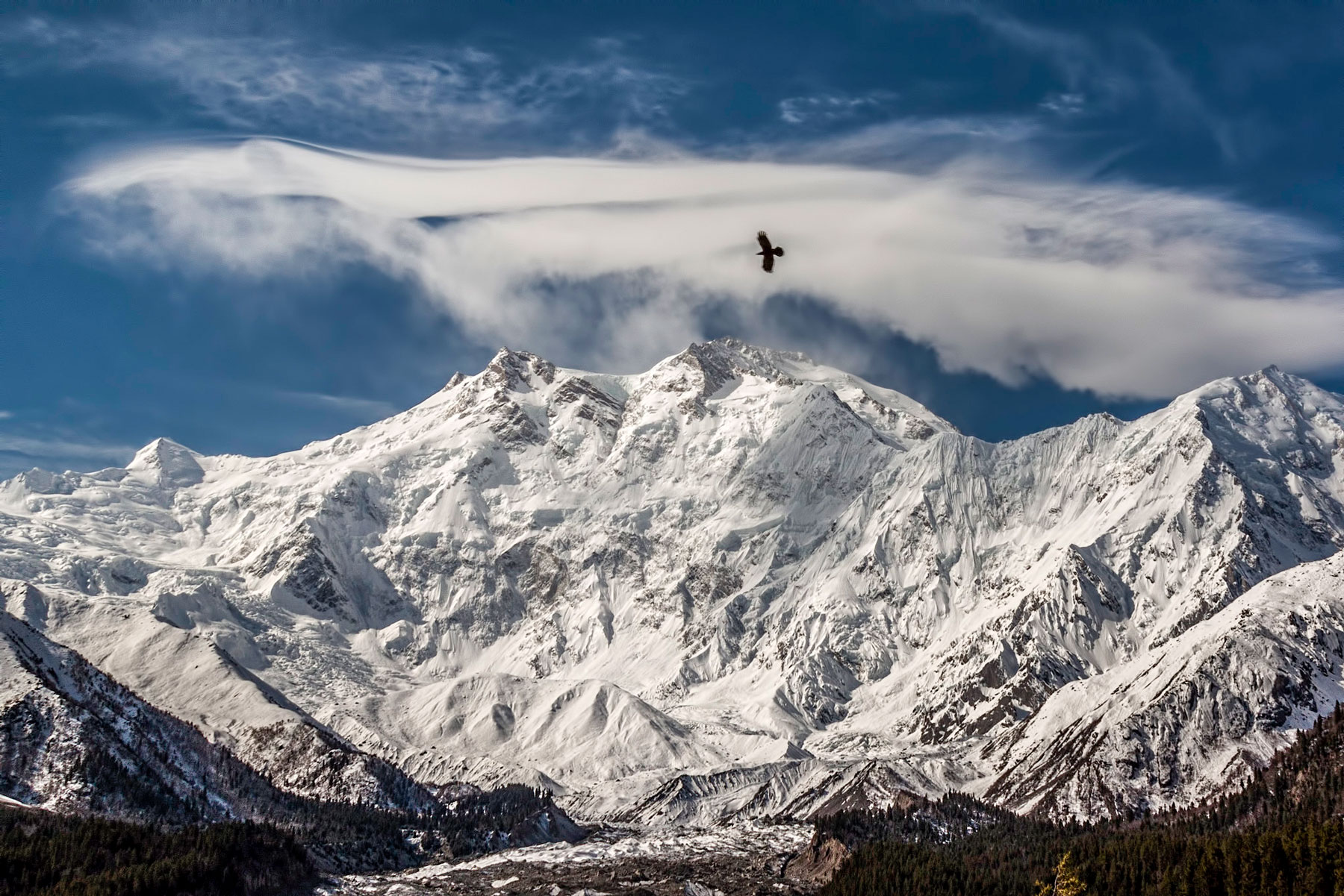 Nanga Parbat, the "Killer Mountain", Kashmir, Pakistan