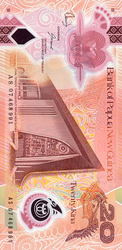20 Kina note
