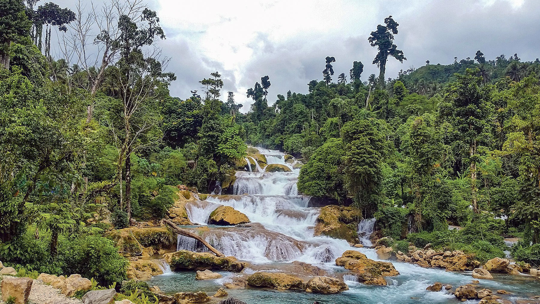 Aliwagwag Falls on Mindanao.