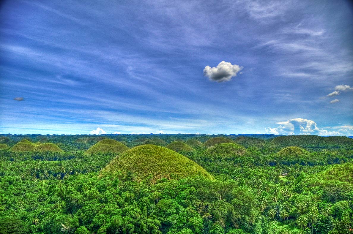 Chocolate Hills on Bohol Island