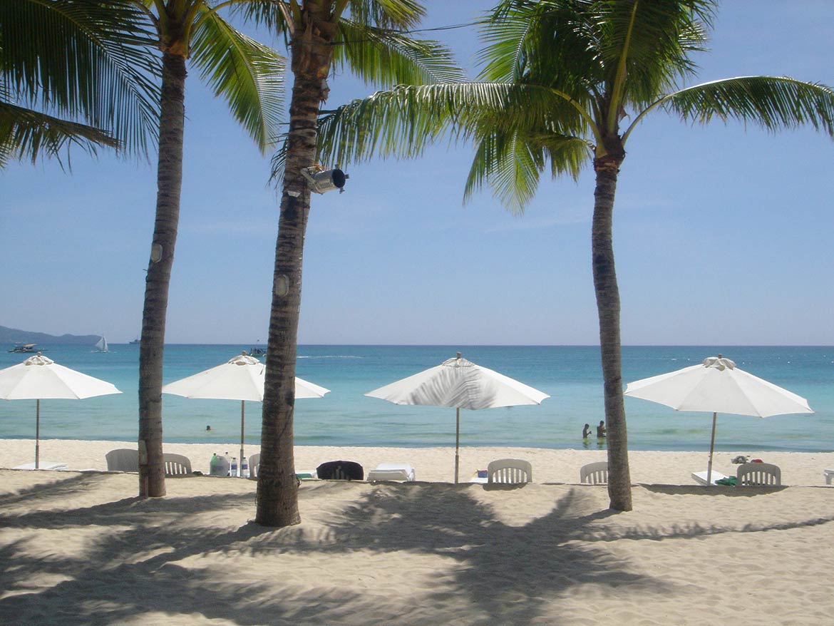 Beach at Boracay island, Western Visayas