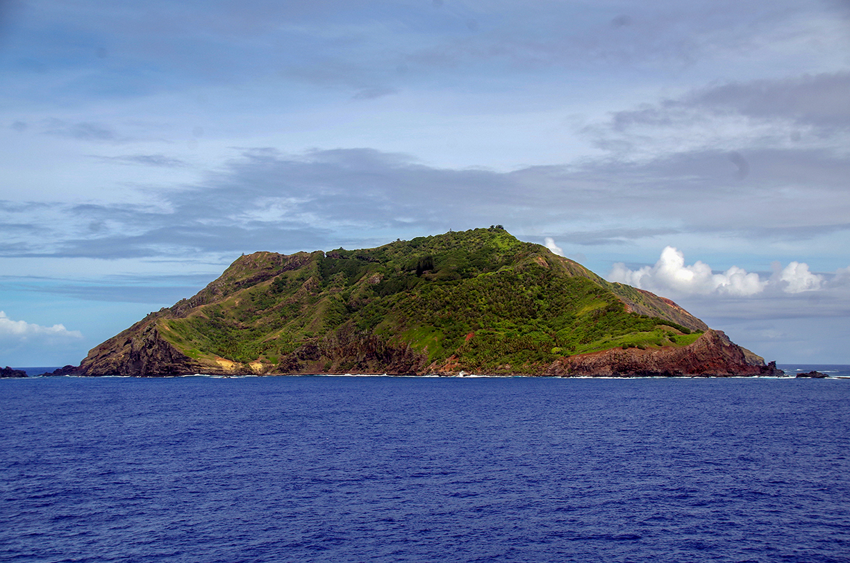View of Pitcairn Island, Pitcairn Islands, UK