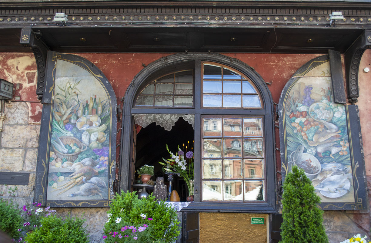 At the Old Town Market Place of Warsaw