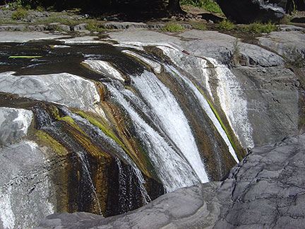 Trois-Roches waterfalls, Cirque de Mafate, Réunion