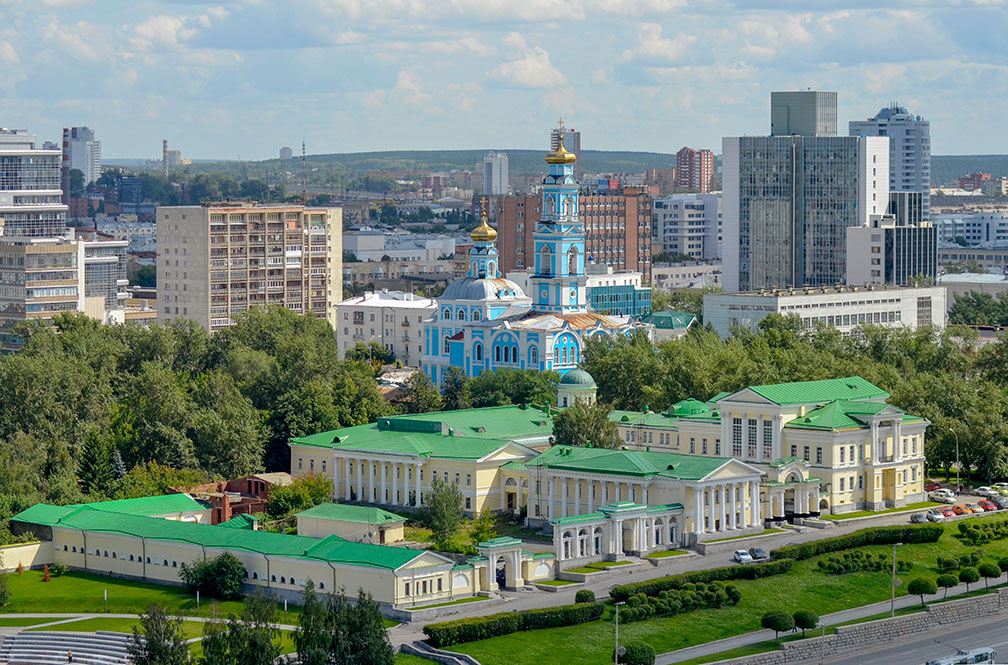 Google Map Of Yekaterinburg Russian Federation Nations Online Project