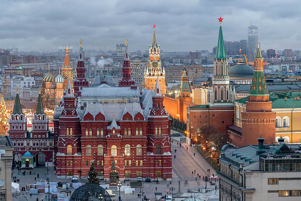 State Historical Museum in front of the Red Square in Moscow