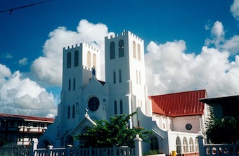 Apia cathedral, Samoa