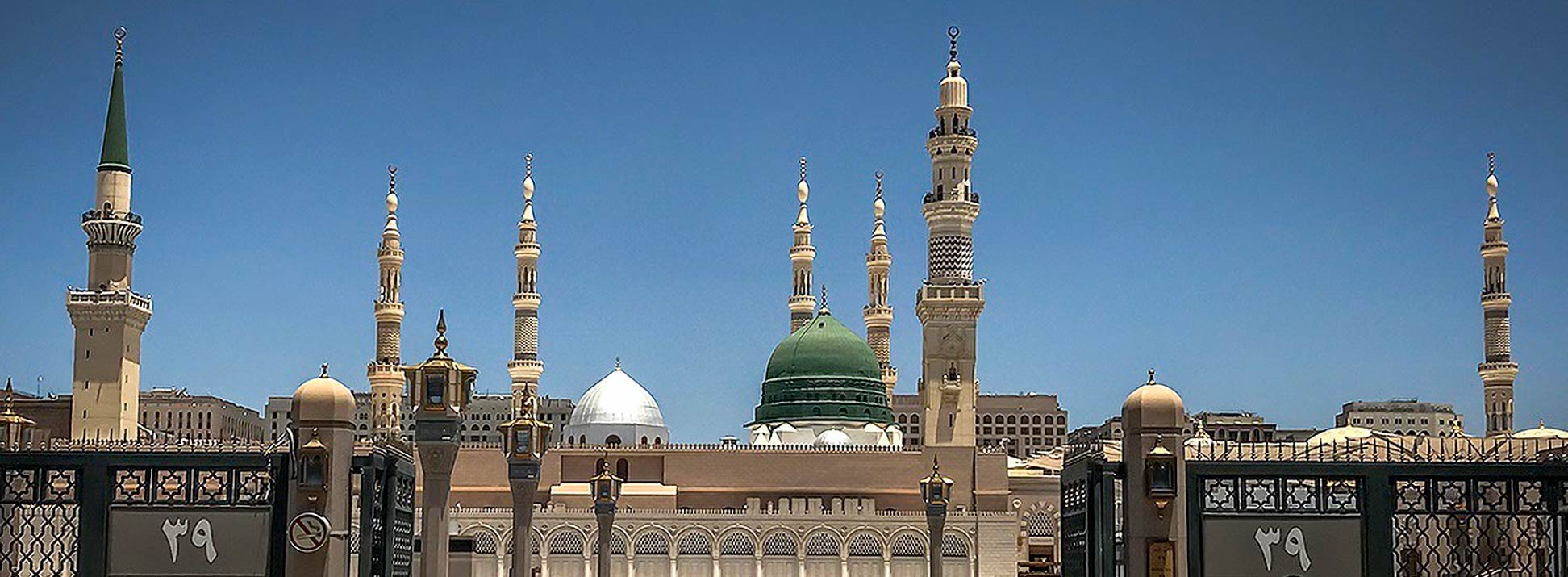 Al-Masjid an-Nabawi mosque in Medina, Saudi Arabia