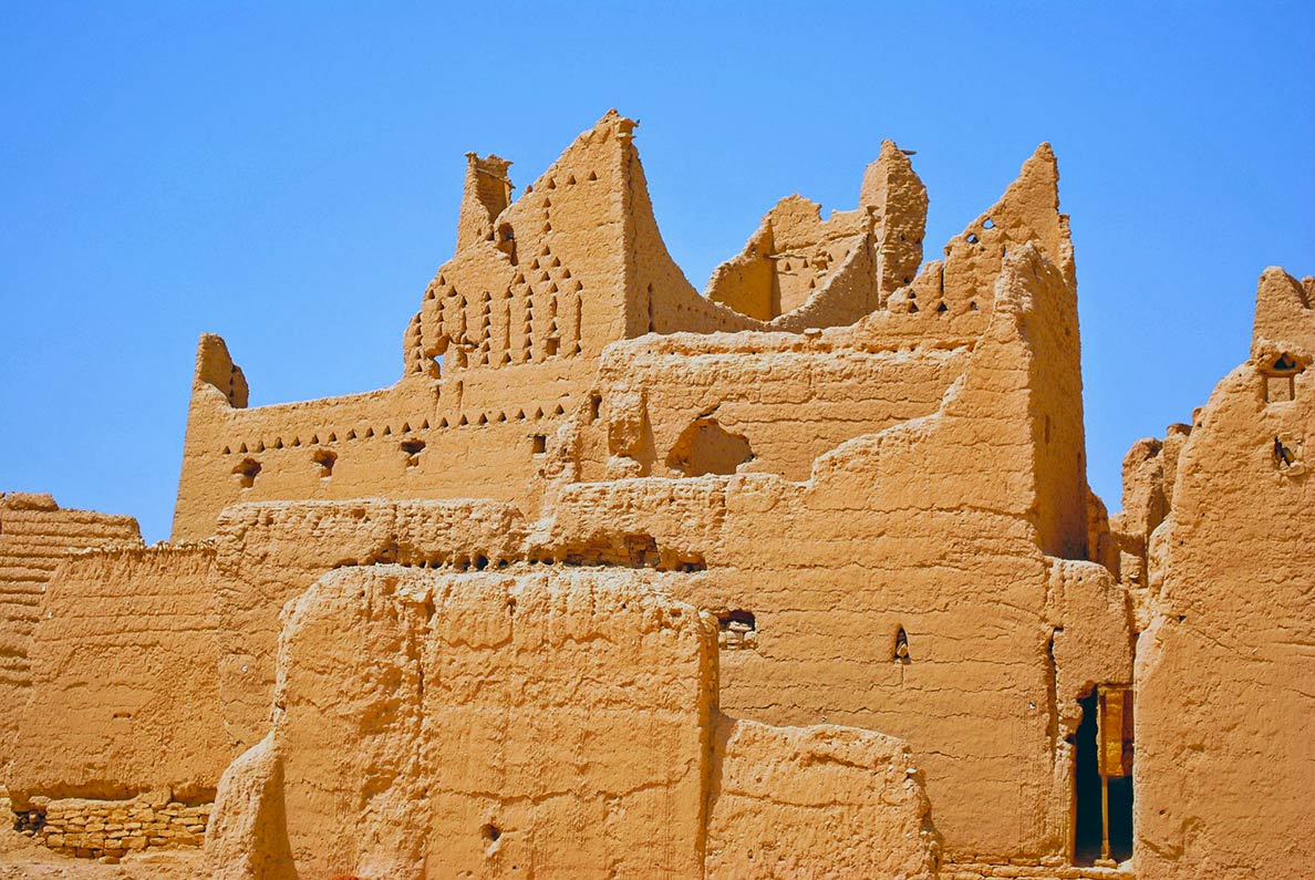 Ruins in the At-Turaif District in ad-Dir'iyah, Saudi Arabia