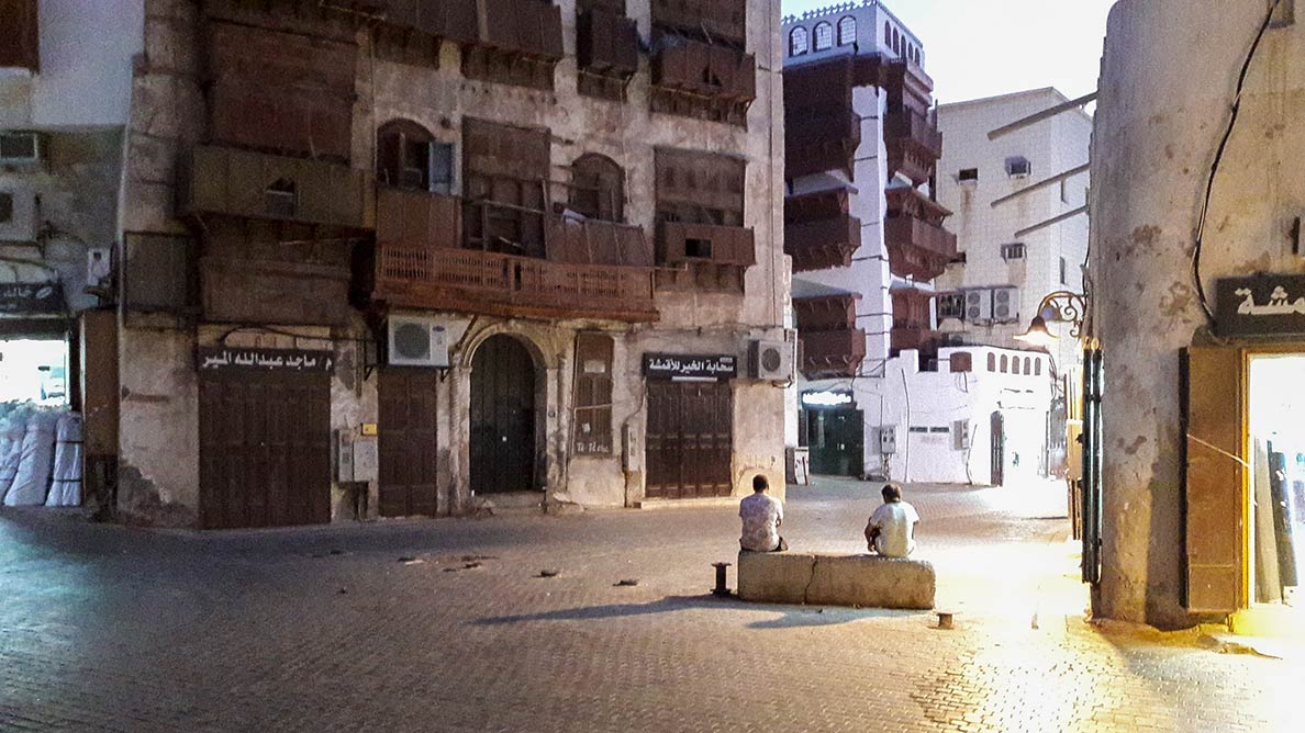 Historic Jeddah, the Old Town of the port city in Saudi Arabia