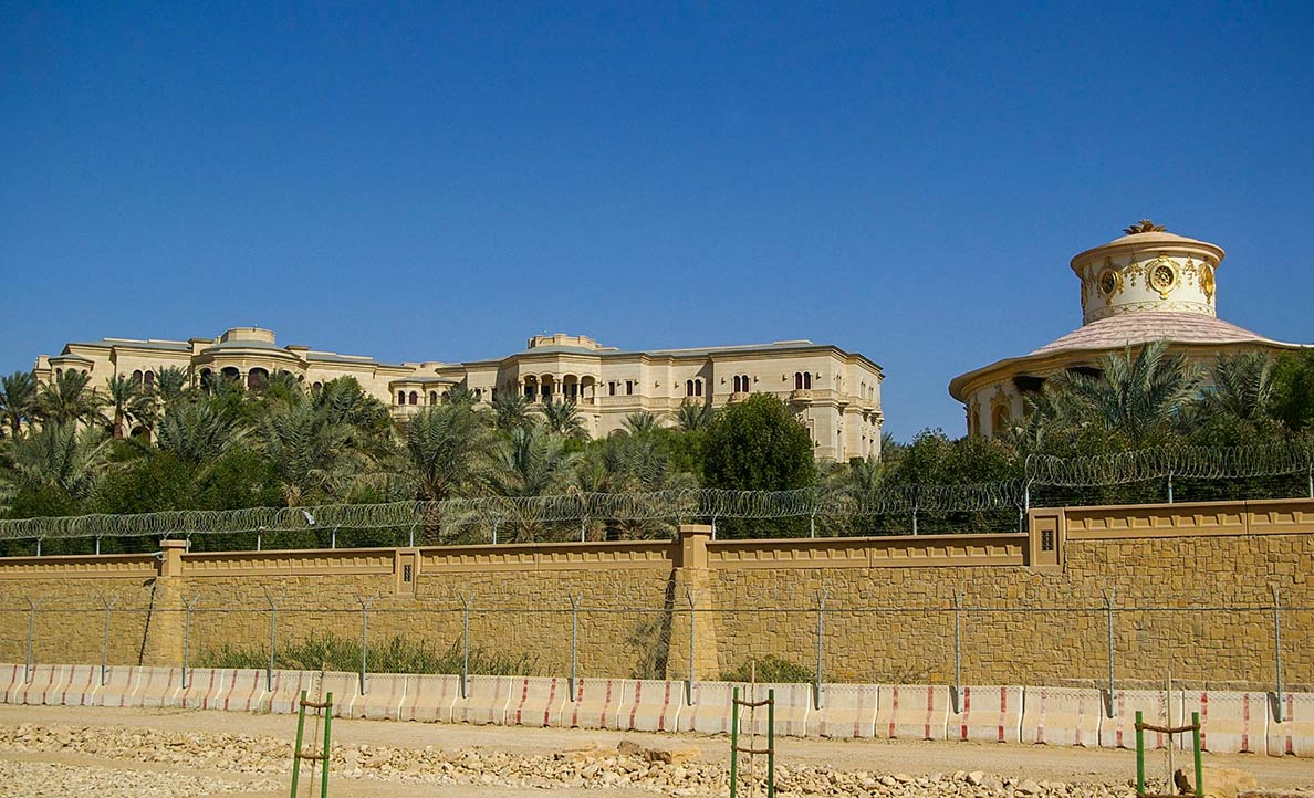 Riyadh palace in Saudi Arabia