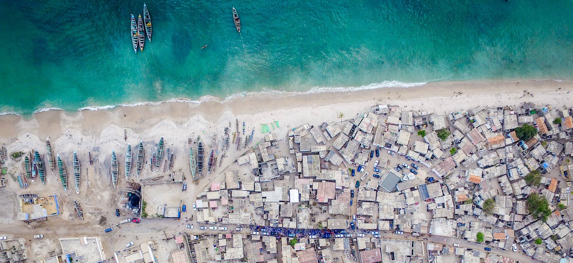 Bargny, a coastal fishing town in Senegal