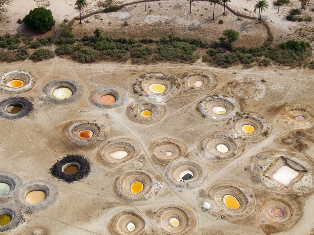 Salt wells near Sine-Saloum